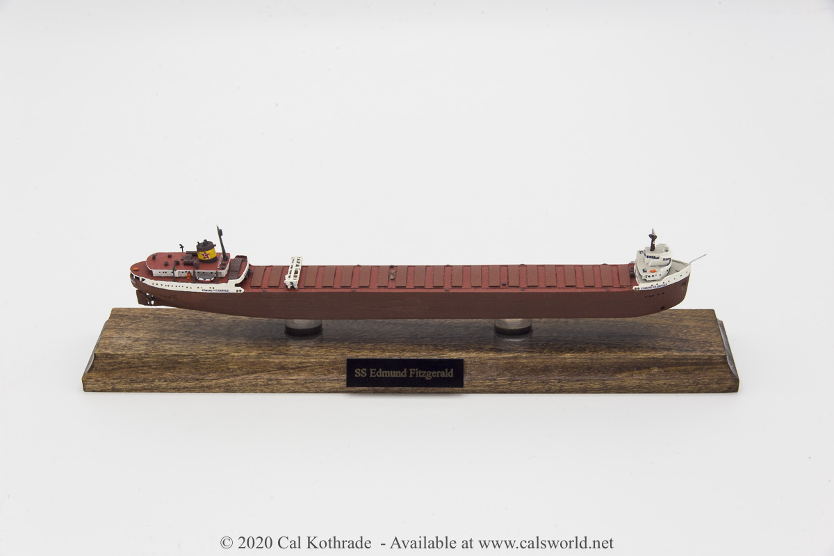 Edmund Fitzgerald boat model