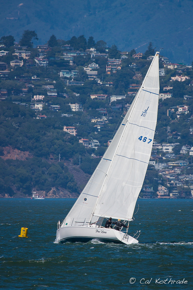 Sailboat in San Francisco Bay.